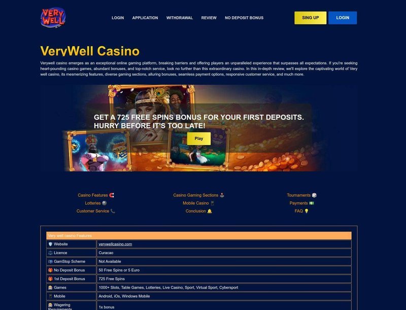 Discover the Best Online Casino Experience with Verywell Casino UK Reviews - overview Discover the Best Online Casino Experience with Verywell Casino UK Reviews - overview